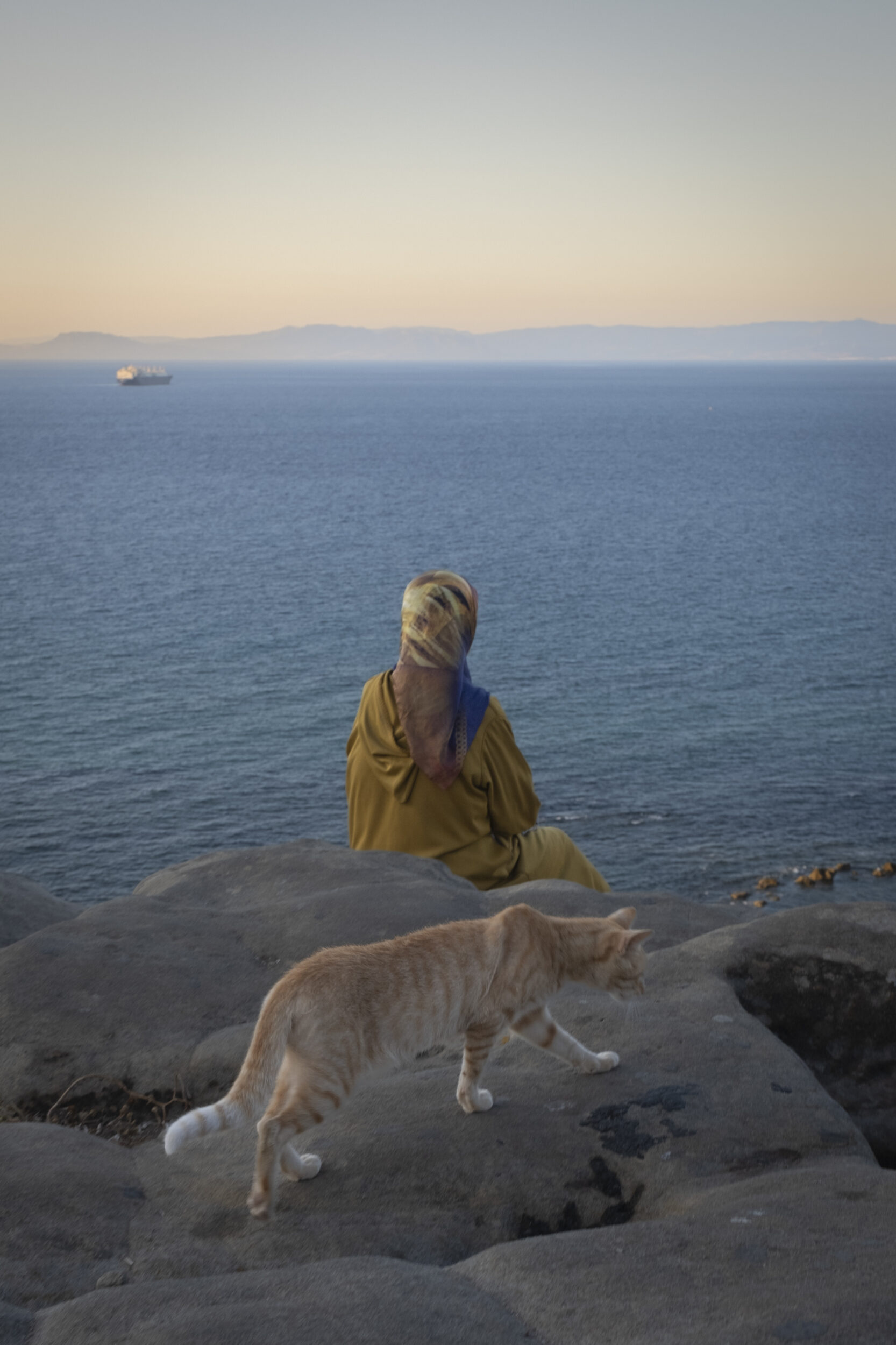 Tumbas fenicias al anochecer