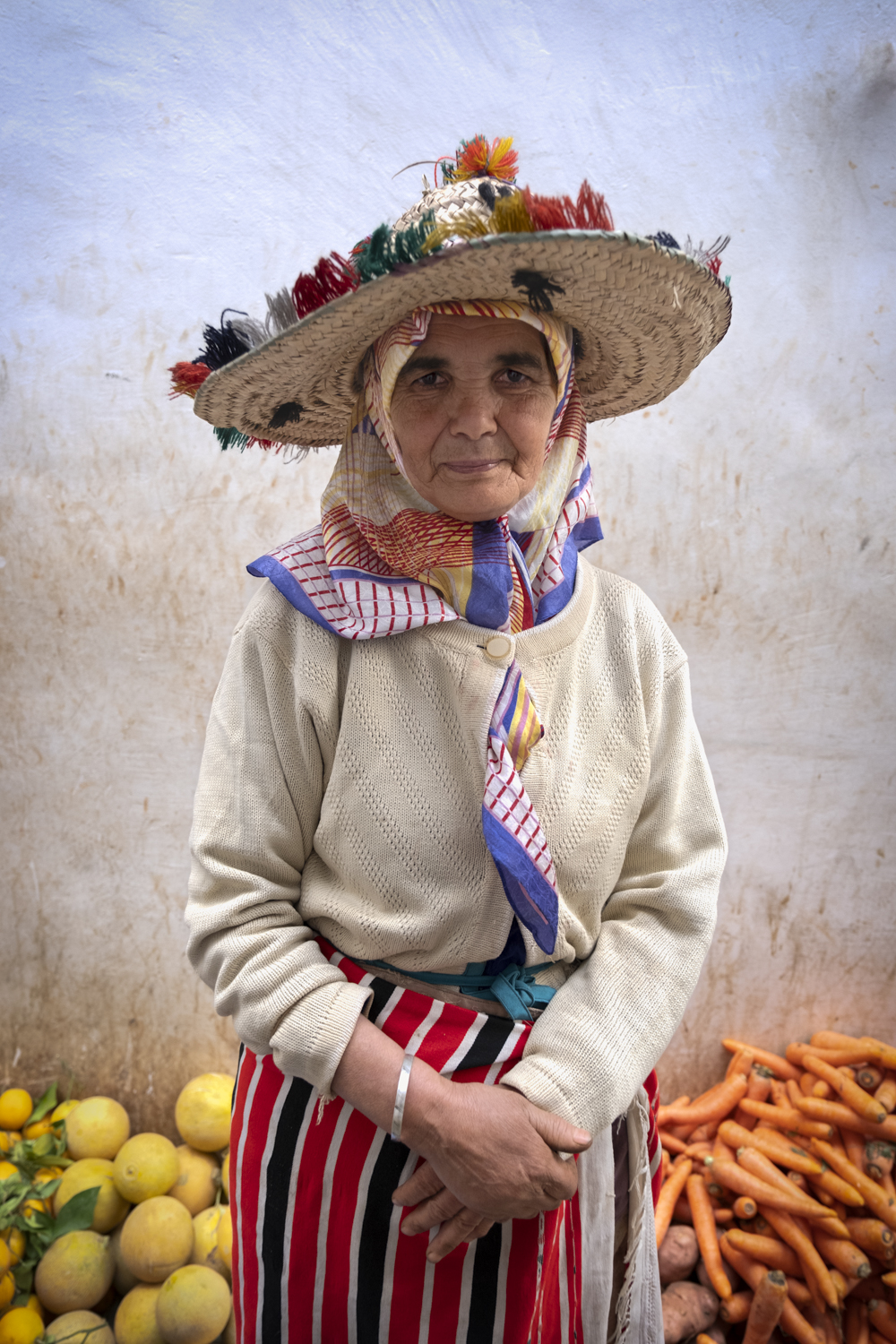 Jeblia en el zoco de Tánger